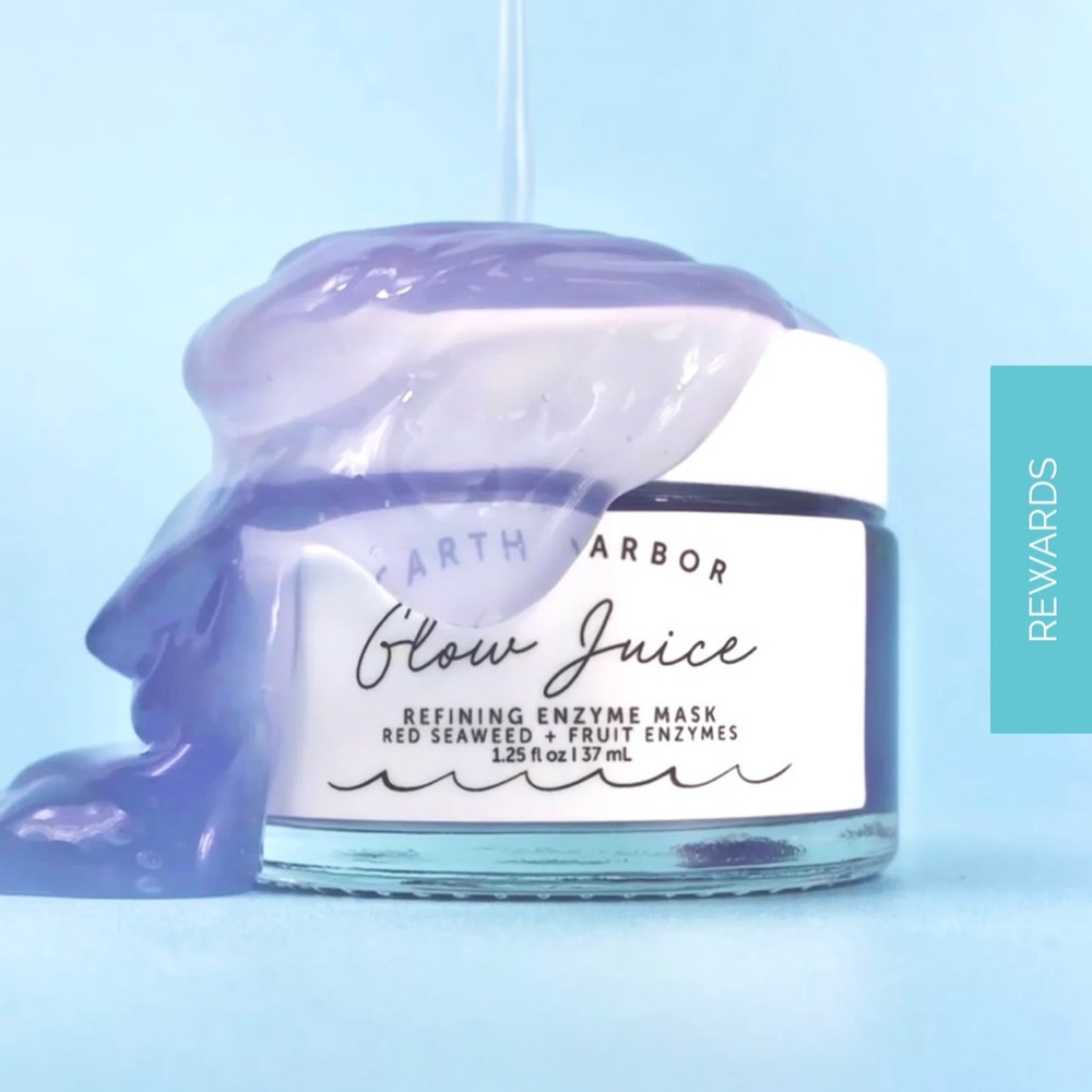 EARTH HARBOUR GLOW JUICE REFINING ENZYME MASK- Brand New in the box!